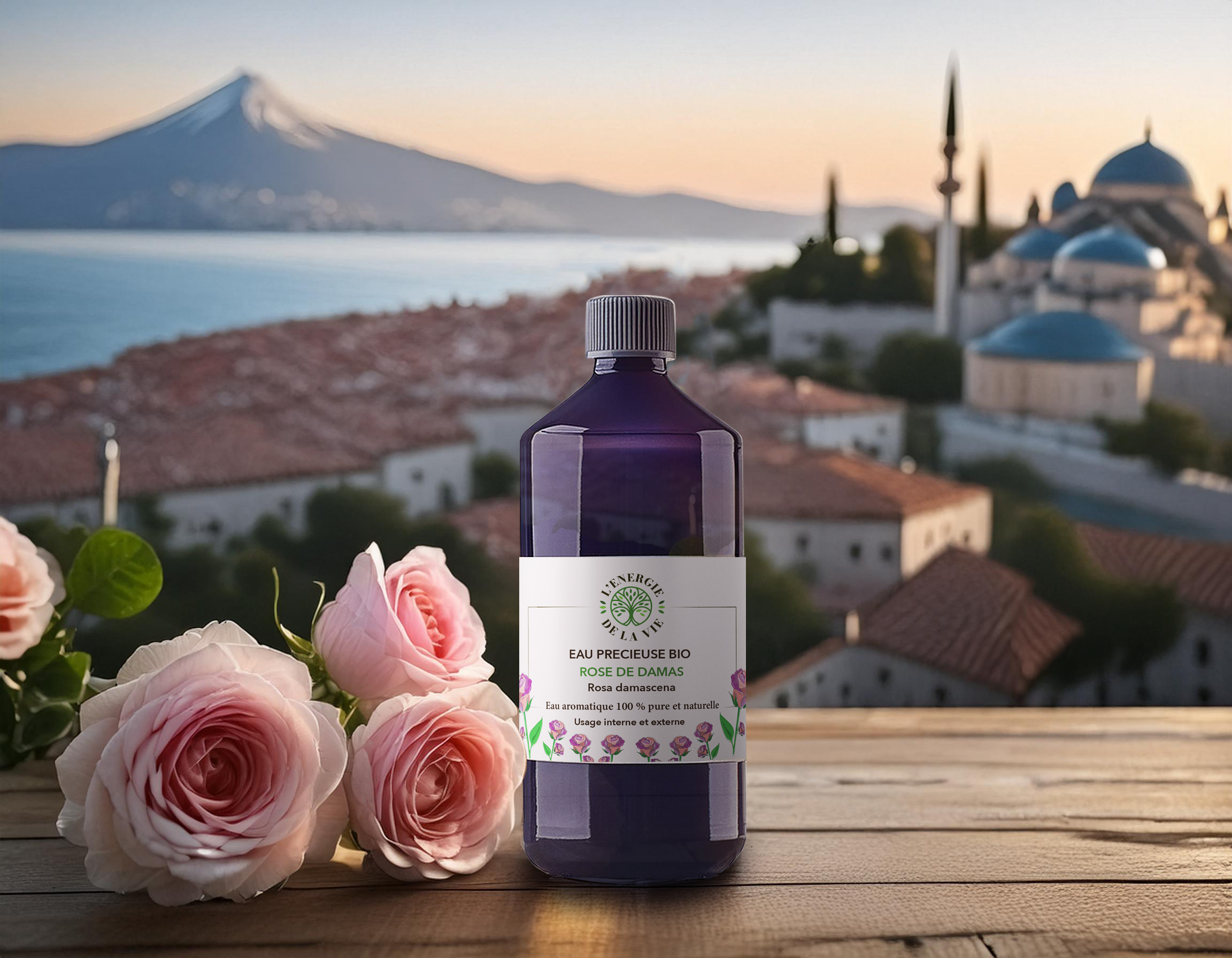 Eau précieuse bio de rose