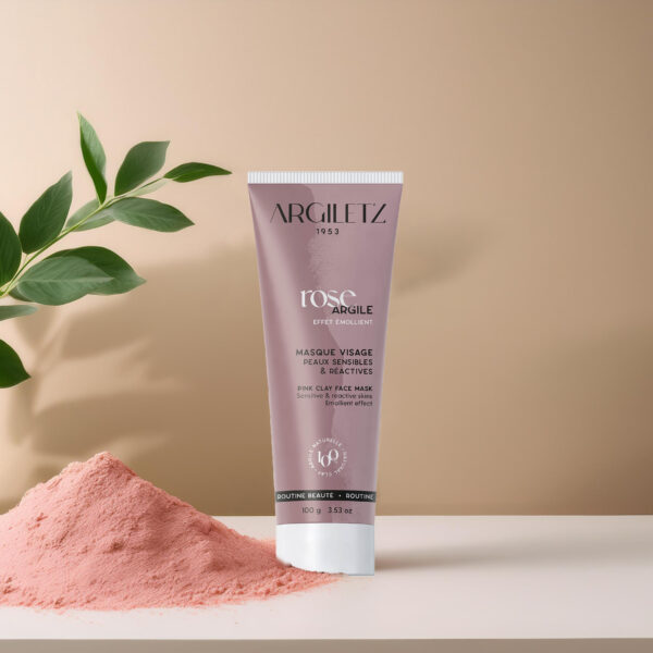 Masque exfoliant à l’argile rose – Argiletz