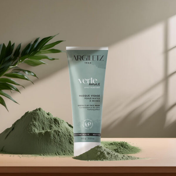 Masque à l’argile verte effet purifiant – Argiletz