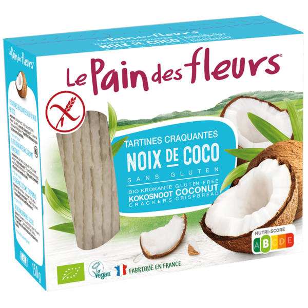 Tartines craquantes bio noix de coco – Le pain des fleurs