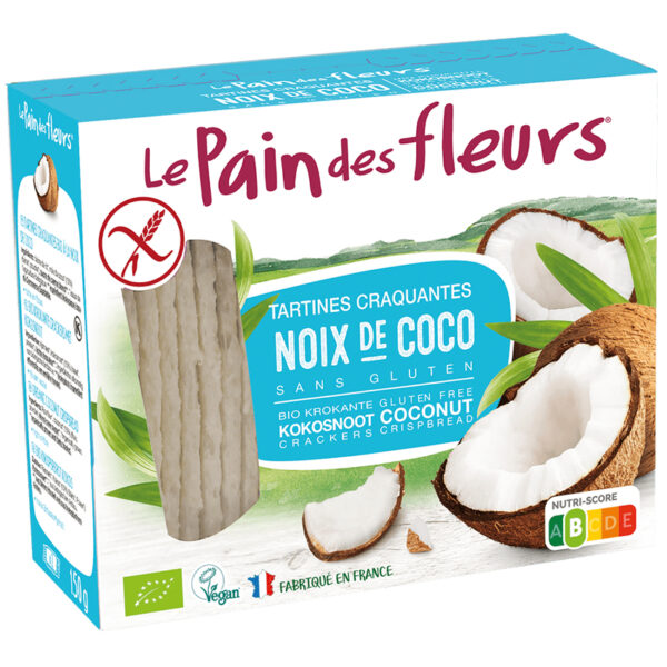 Tartines craquantes bio noix de coco – Le pain des fleurs