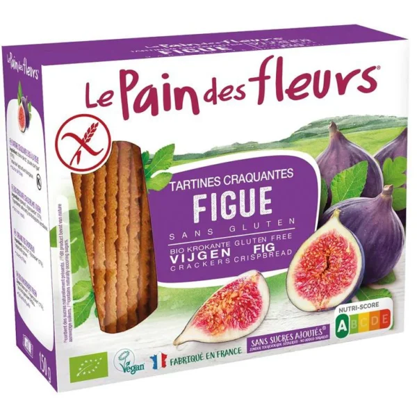 Tartines craquantes bio à la figue – Le pain des fleurs