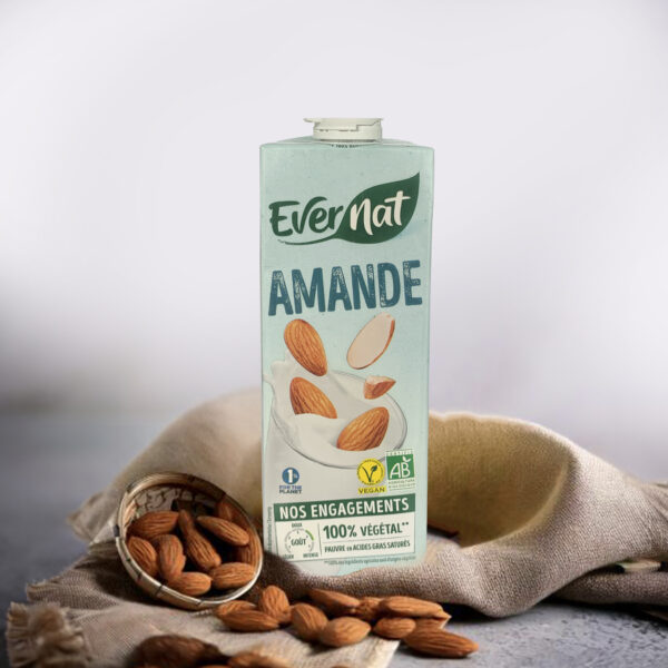 Boisson végétale au Lait d’amande – Evernat