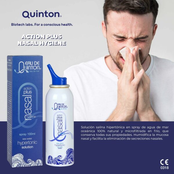 Quinton spray nasal hypertonic 100 ml – Hygiène nasale intense