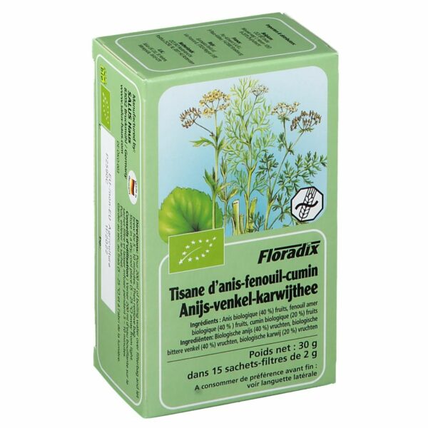 Tisane Floradix® anis, fenouil, cumin